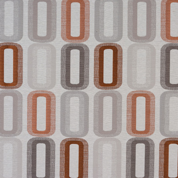 Dahl Terracotta Fabric Flat Image