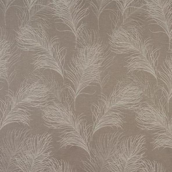 Feather Coffee Fabric Flat Image