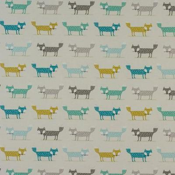 Foxy Teal Fabric Flat Image