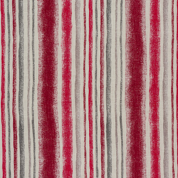 Garda Stripe Cherry Fabric Flat Image