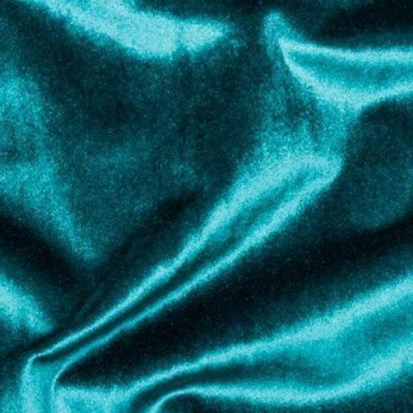 Glamour Teal Fabric Flat Image