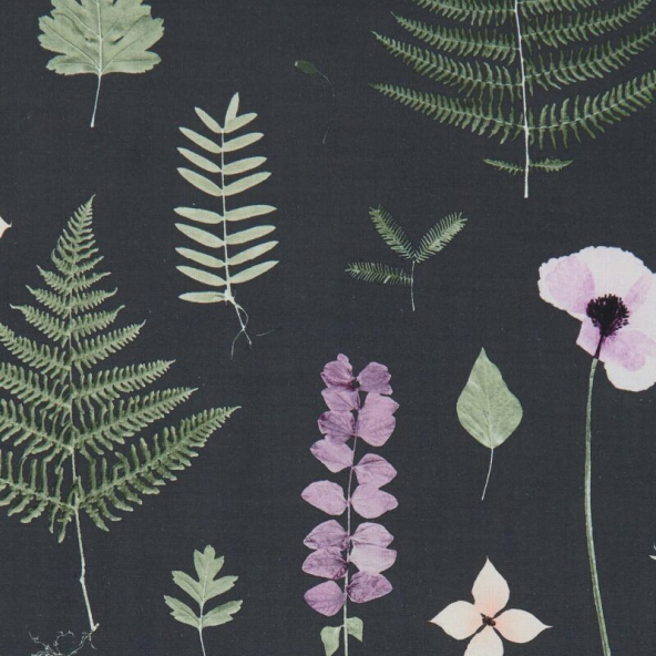 Herbarium Heather/Ebony Fabric