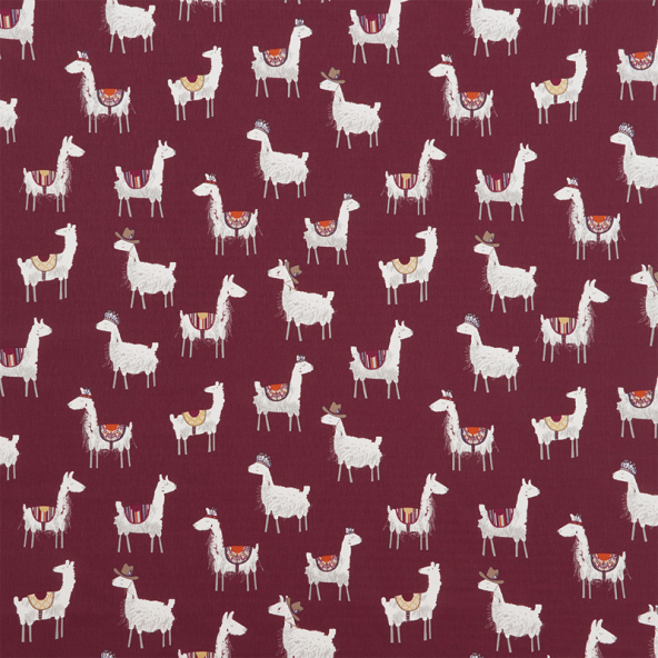 Alpaca Salsa Fabric Flat Image