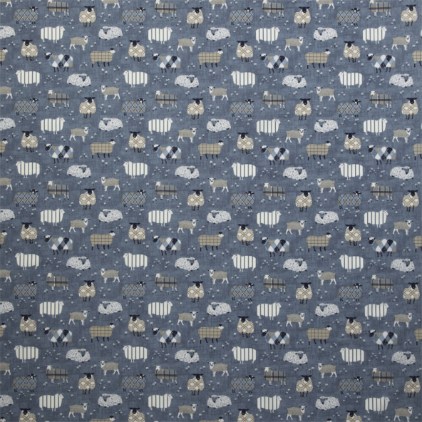 Baa Baa Denim Fabric Flat Image