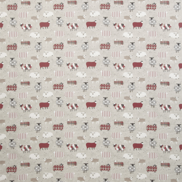 Baa Baa Peony Fabric Flat Image