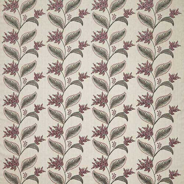 Berry Vine Thistle Fabric Flat Image