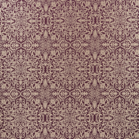 Brocade Amethyst Fabric Flat Image