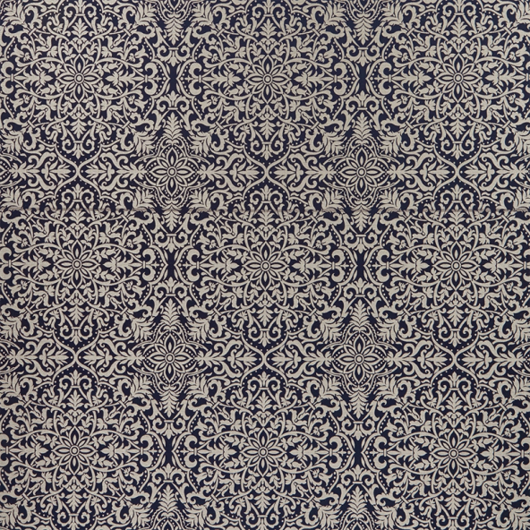 Brocade Sapphire Fabric Flat Image