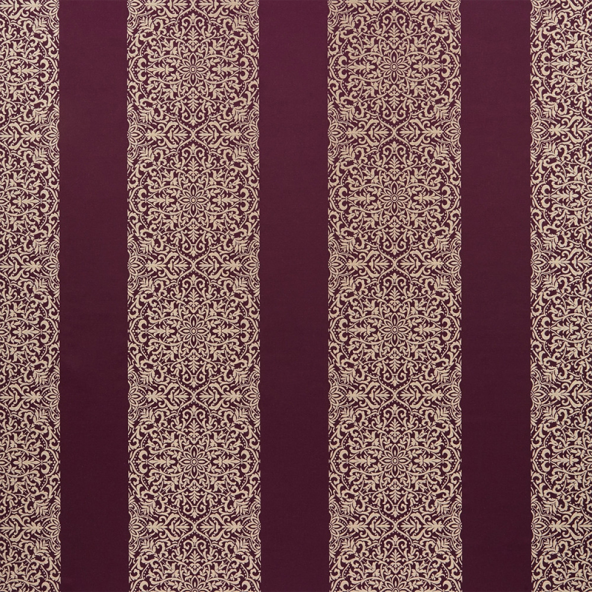 Brocade Stripe Amethyst Fabric Flat Image