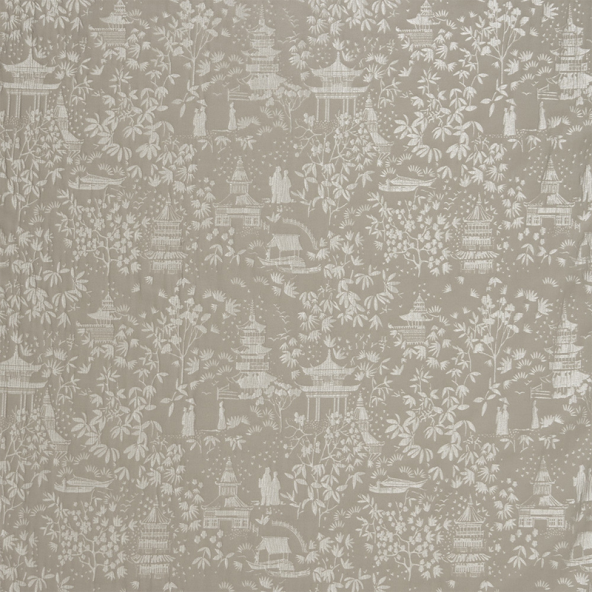 Chinoiserie Saffron Fabric Flat Image