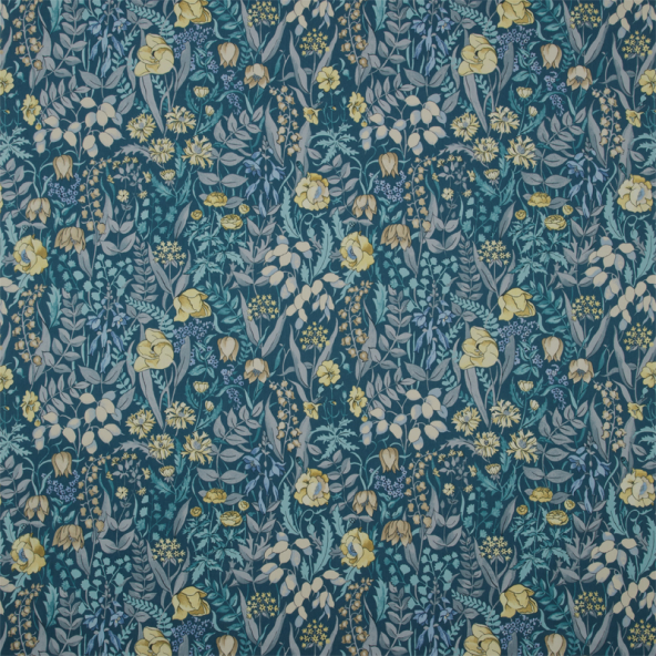 Cotswold Prussian Fabric Flat Image