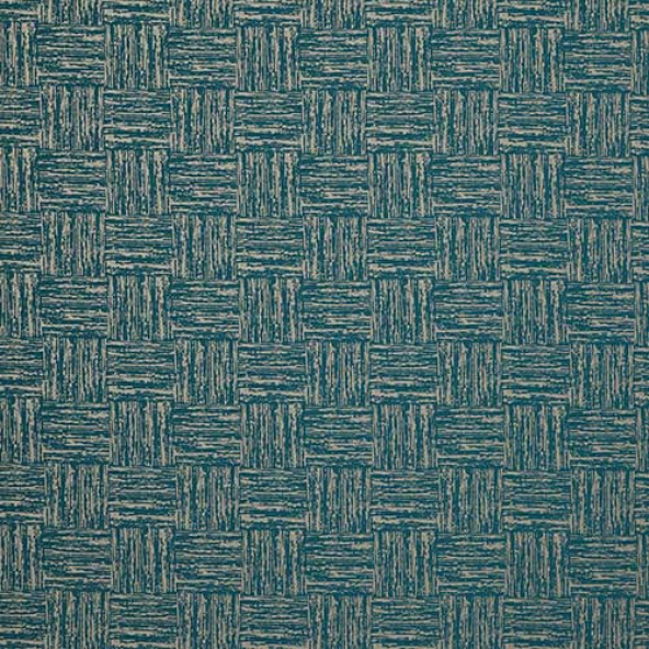 Cubic Peacock Fabric Flat Image