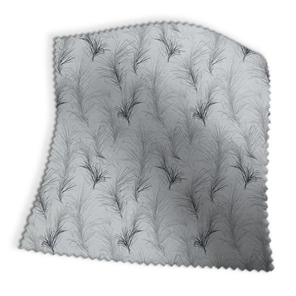 Feather Boa Graphite Fabric Swatch