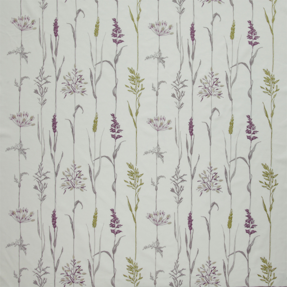 Field Grasses Rose Fabric Flat Image