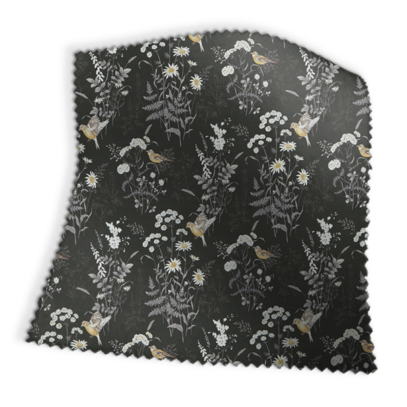 Forever Spring Charcoal Fabric Swatch