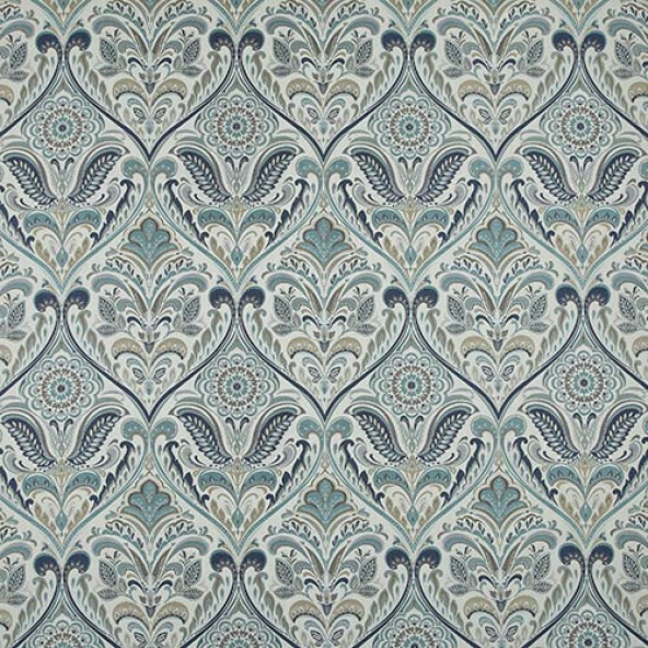 Hidcote Prussian Fabric Flat Image