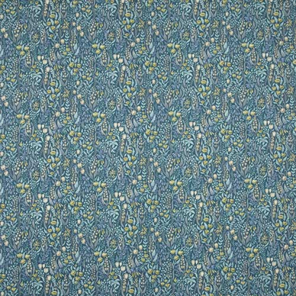 Kelmscott Prussian Fabric Flat Image