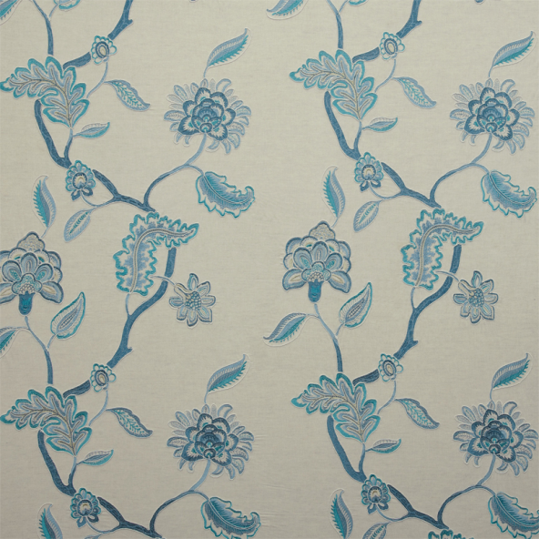 Lucia Indigo Fabric Flat Image