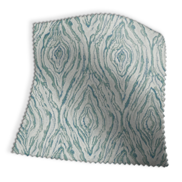 Marble Peacock Fabric Swatch