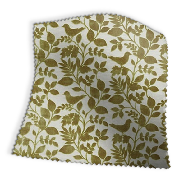 Orchard Birds Willow Fabric Swatch