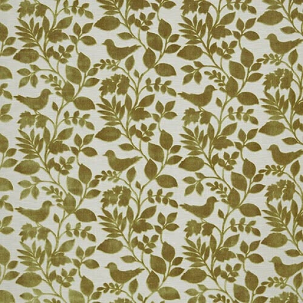 Orchard Birds Willow Fabric Flat Image