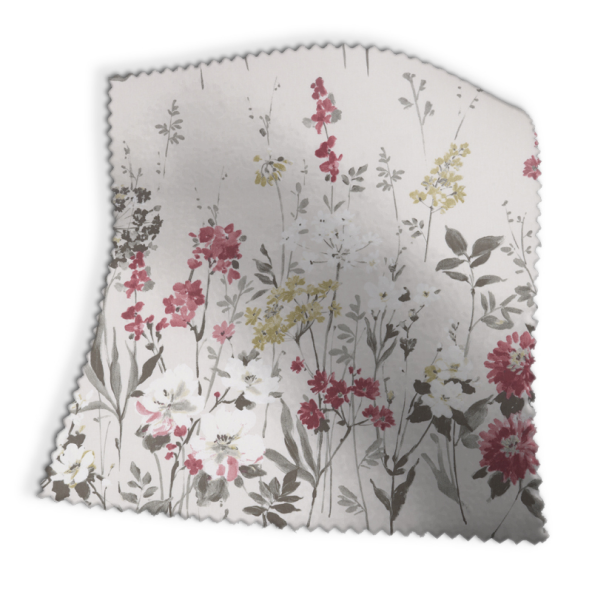Wild Meadow Ruby Fabric Swatch