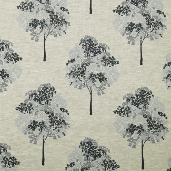 Woodland Charcoal Fabric Flat Image