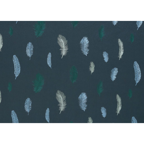 Aracari Peacock Fabric Flat Image
