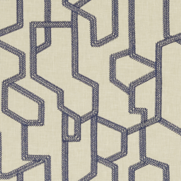 Labyrinth Midnight Fabric