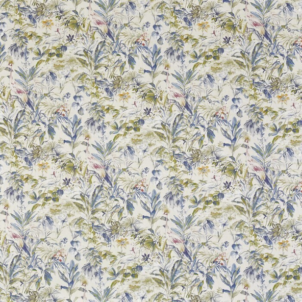 Paradise Saxon Blue Fabric