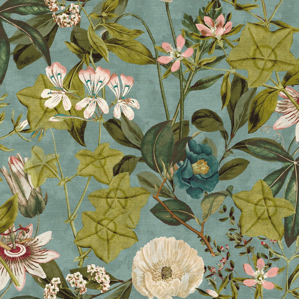 Passiflora Midnight Spice Fabric