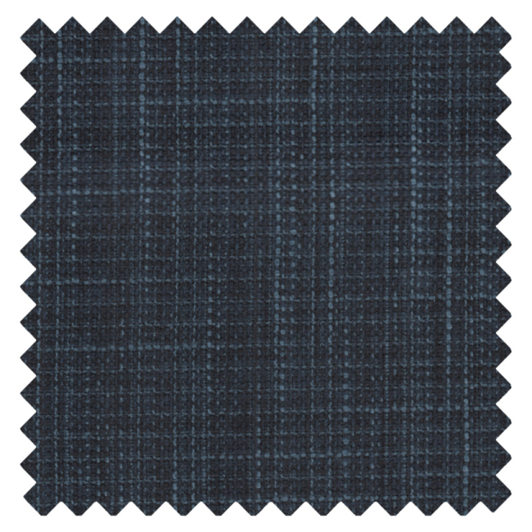 Poro Navy Curtain Fabric