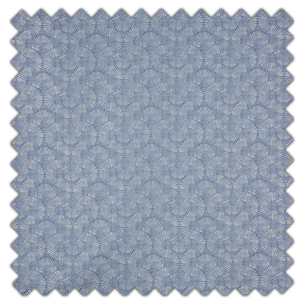 Swatch of Carve Indigo by Prestigious Textiles