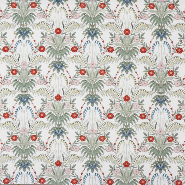 Cotswold Poppy Fabric by Prestigious Textiles