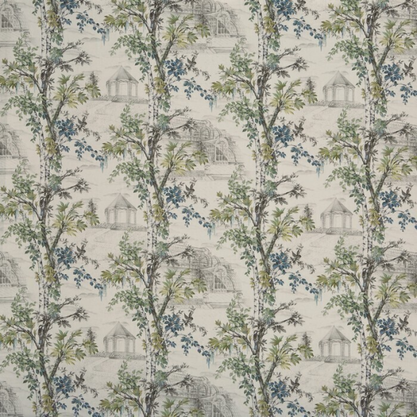 Arboretum Lemon Grass Fabric Flat Image