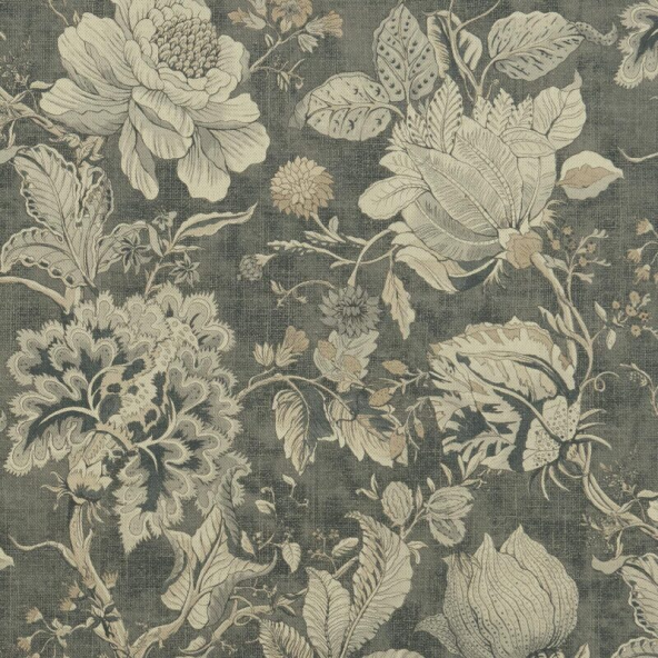 Sissinghurst Charcoal Fabric