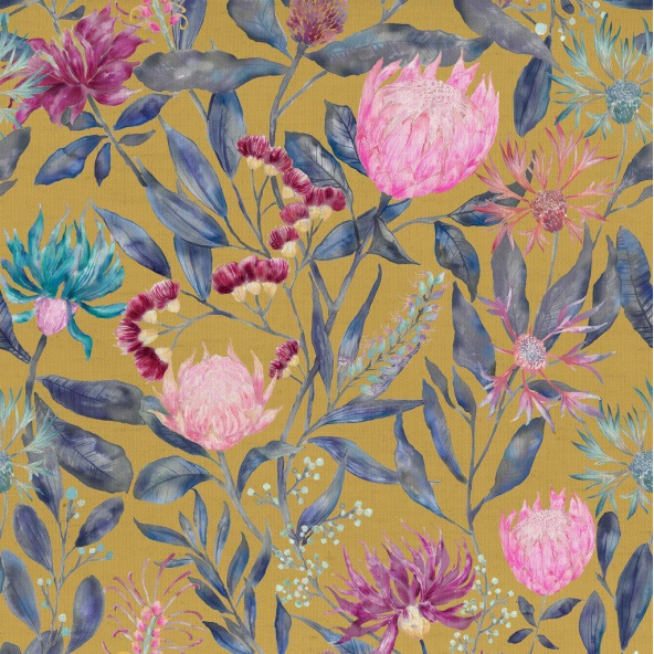 Fortazela Gold Fabric by Voyage