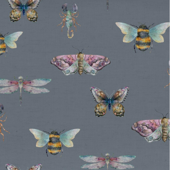 Fray Storm Fabric by Voyage
