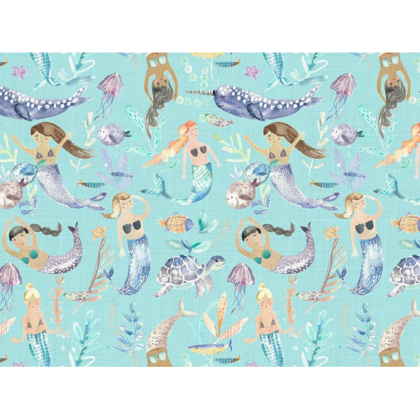 Image of mermaid party aqua by Voyage
