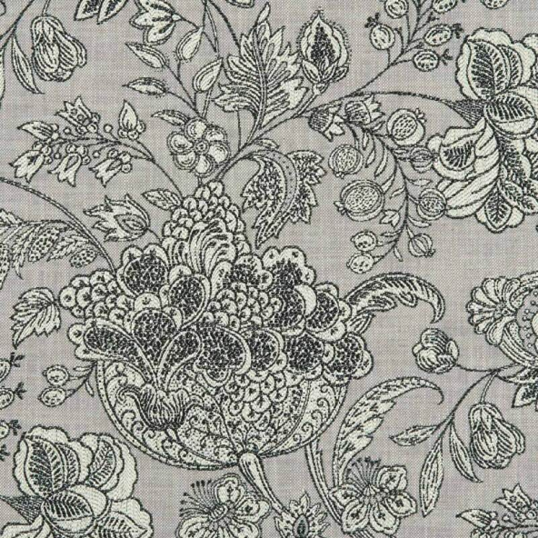 Woodsford Charcoal Fabric