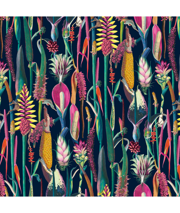 Borneo Midnight Fabric by Chatham Glyn