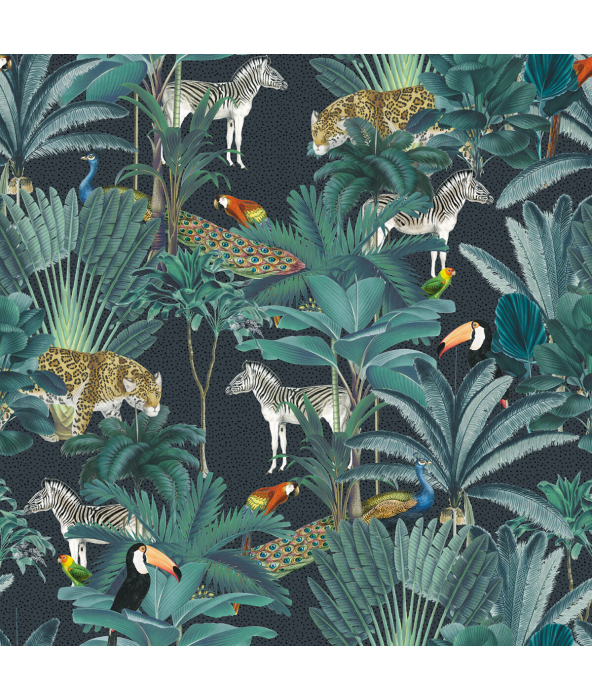 Daintree Midnight Fabric by Chatham Glyn
