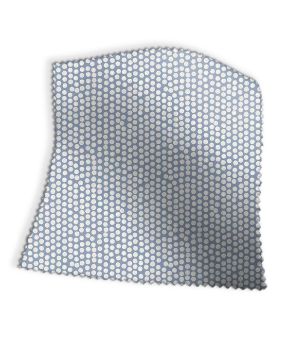 Spotty China Blue Fabric Swatch