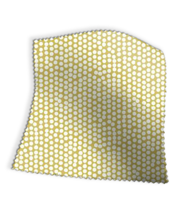 Spotty Ochre Fabric Swatch