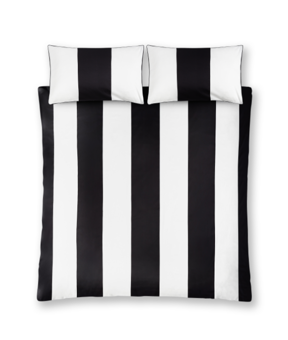 Paloma Faith Monochrome Stripe Bedding