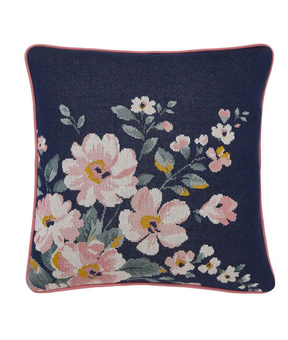 Spitalfields Navy Cushion