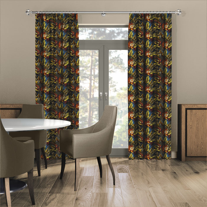 Made To Measure Curtains Bengal Tiger Amazon Curtains and Blinds 4 Homes